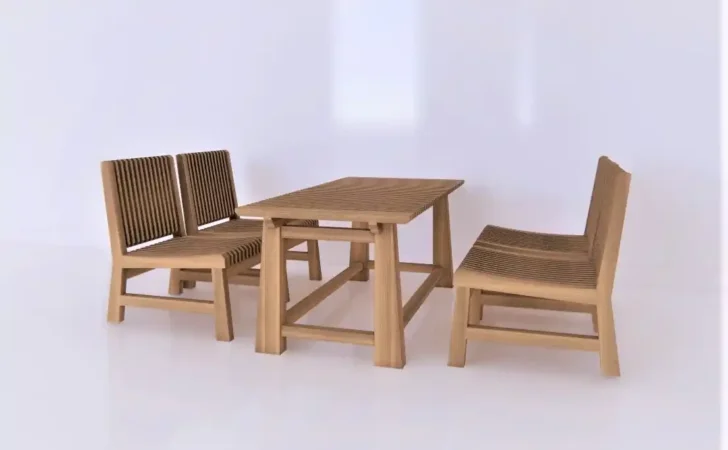 din set white